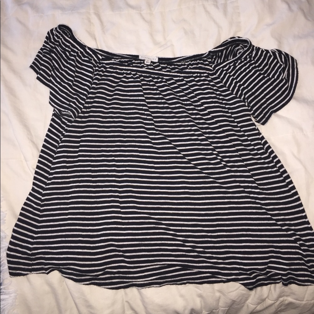 Off the shoulder shirt